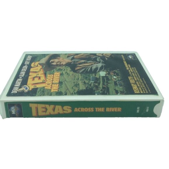 Texas Across the River VHS Dean Martin Rosemary Forsyth in Case MCA 1992 - Picture 11 of 12